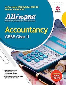 Arihant all in one Accountancy Class 11  CBSE Examination 2022-23
