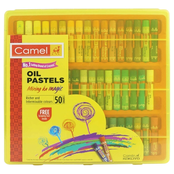 Camel Oil Pastel 50 Shade Plastic Pack