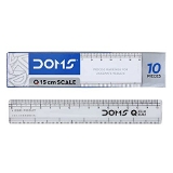 Doms DOMS Q Series Transparent Scale 15cm