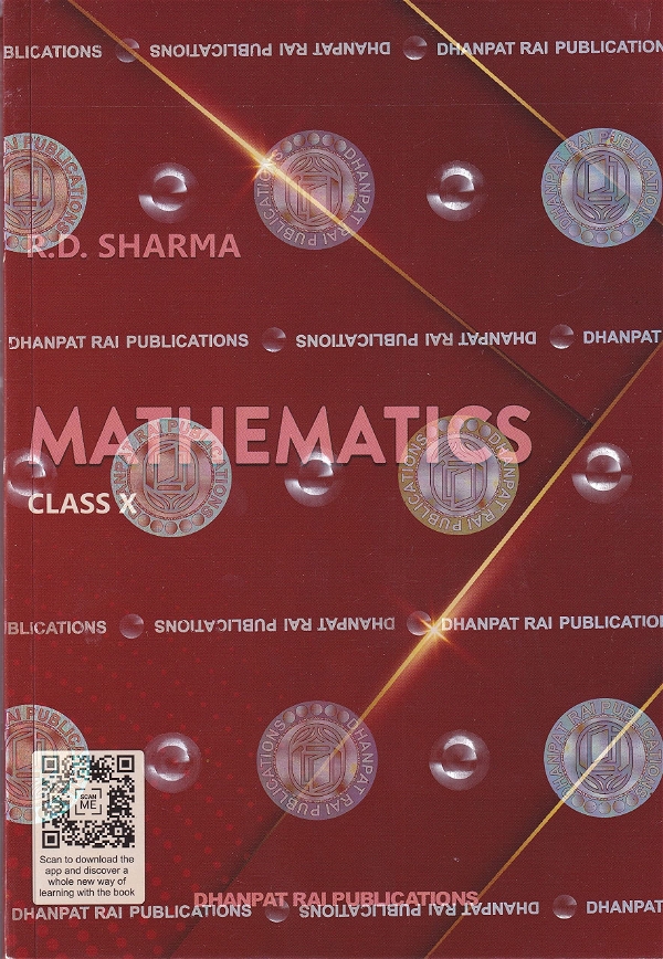 R D Sharma Mathematics with MCQ in Mathematics Class 10 - CBSE Examination 2023-2024