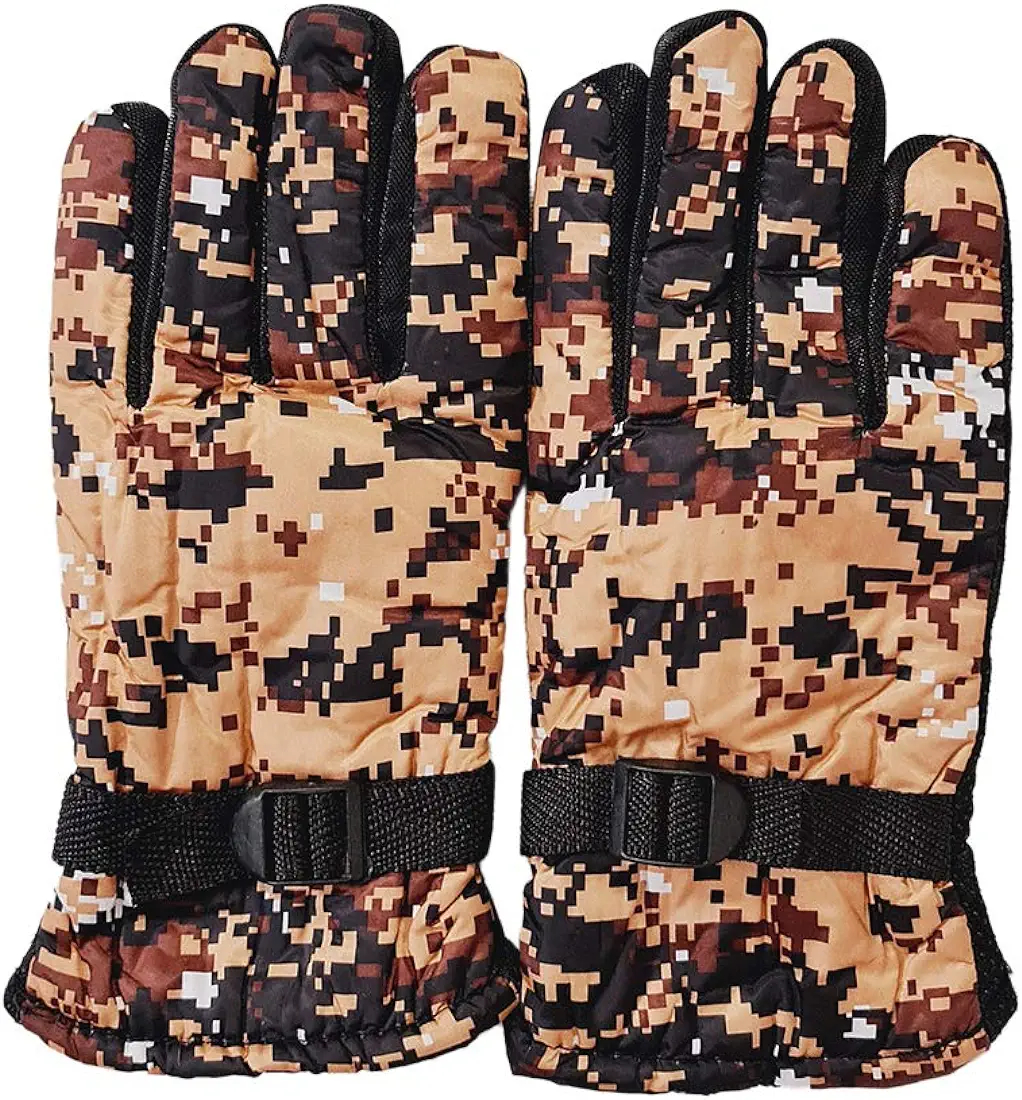 Winter Gloves Army Style - Brown