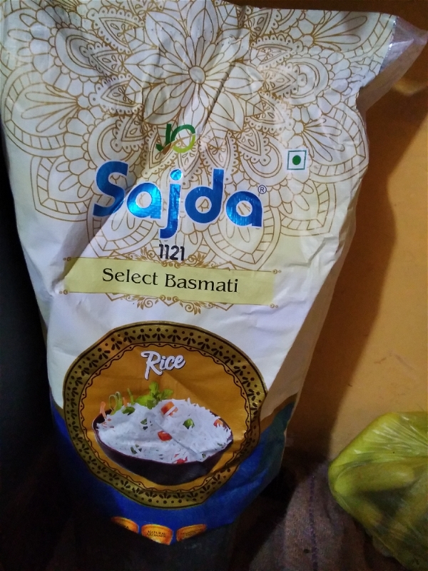 Sajda Select Basmati Rice : - 30kg