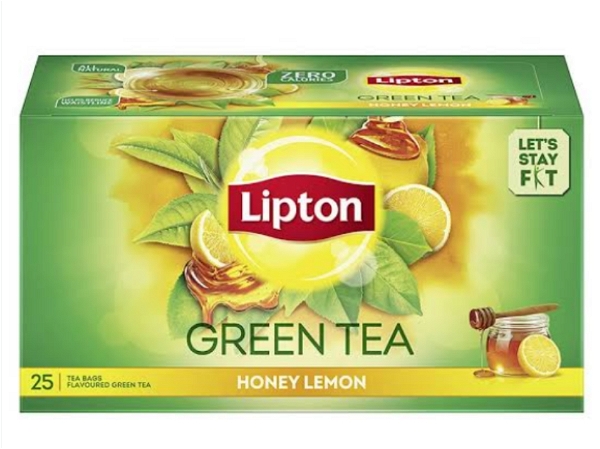 Lipton GREEN TEA HONEY LEMON : - 10 Bags × 1.4g Each