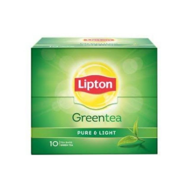 Lipton GREEN TEA PURE & LIGHT : - 10 Bags × 1.3g Each