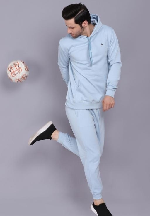 Light blue jogging suit hot sale