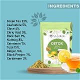 Naturrel Detox Masala Tea  - Real Ingredients (Black Pepper, Tulsi, Ginger, Clove, and Green Tea) - Antioxidant Green Tea- Detox Kahwa  - Pack of 4 (50gram x 4 =200gram)