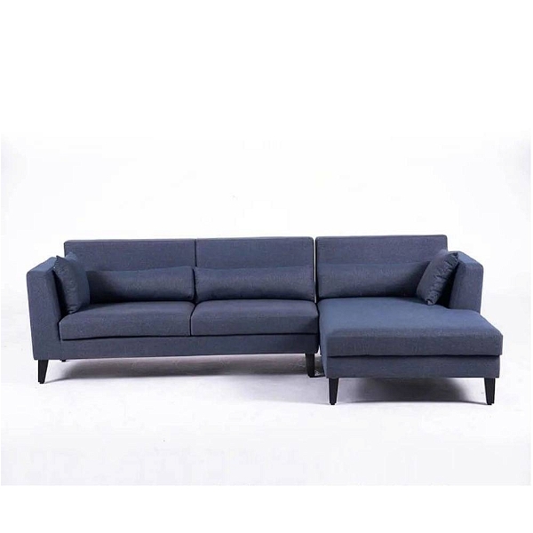 Werfo Lewis Sectional, Set (3 Seater + Right Aligned Chaise), Omega Blue