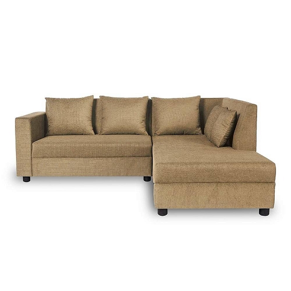 Werfo Knoll  L Shape 5 Seater Sofa Set (2 Seater + Right Aligned Chaise)