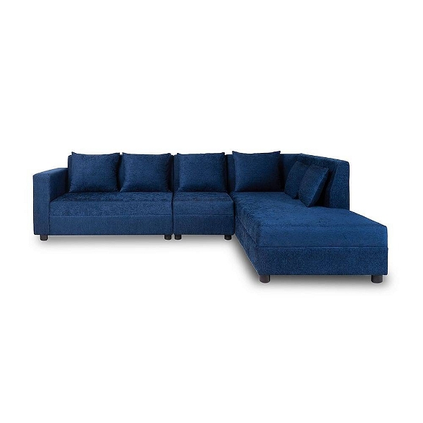 werfo Knoll L Shape 6 Seater Sofa Set (3 Seater + Right Aligned Chaise)