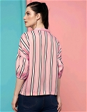 Designer Oversized Shirt - Multicolor, L, Free