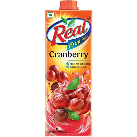 Real Cranberry Juice 1L