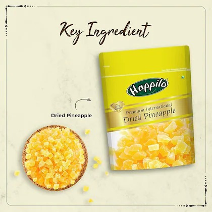Happilo Dried Pineapple 200gm