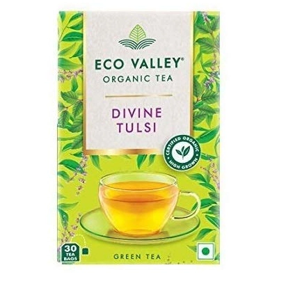 Eco Valley Divine Tulsi Green Tea 25 Bags