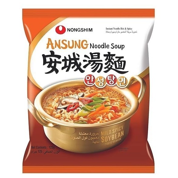 Ansung Korean Noodle Soup 125g