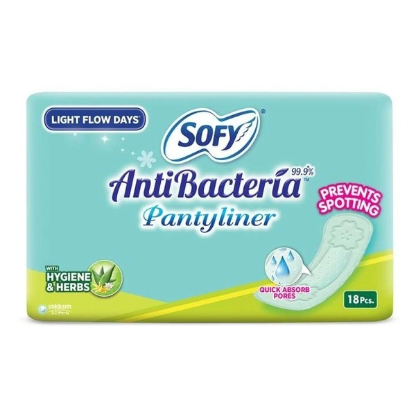 Sofy Panty Liner Anti Bacteria 18 Pads