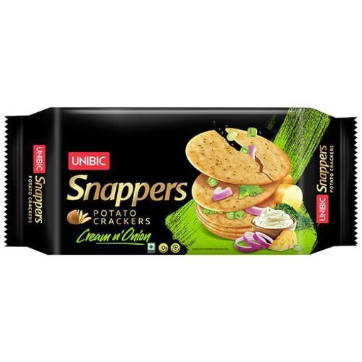Unibic Cream & Onion Potato Crackers 300gm