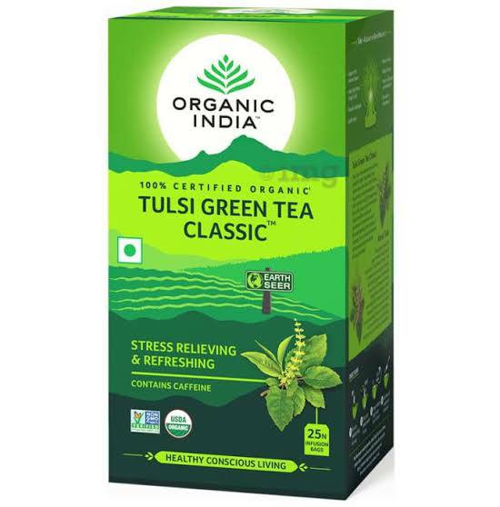 Organic India Tulsi Green Tea Classic 25 Bags