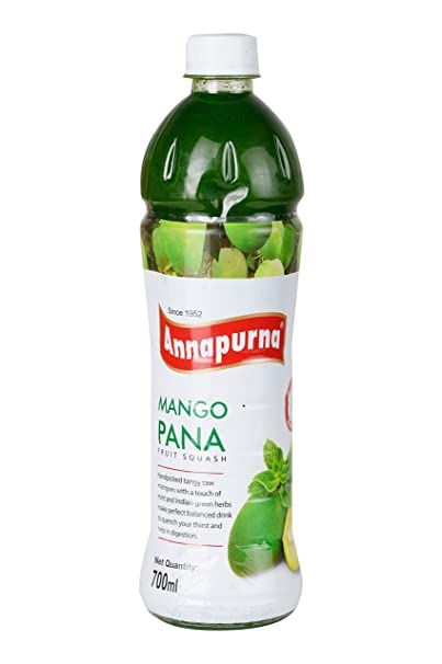 Annapurna Mango Pana - 700ml, Free Glass
