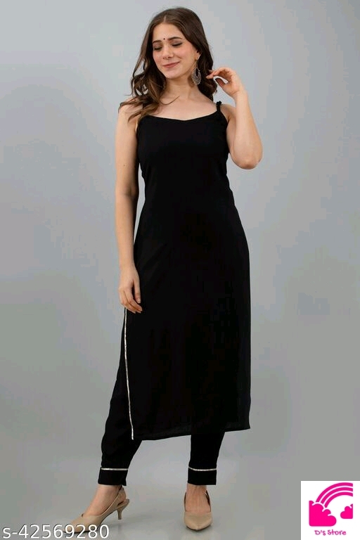 Share more than 182 black kurti with pant best