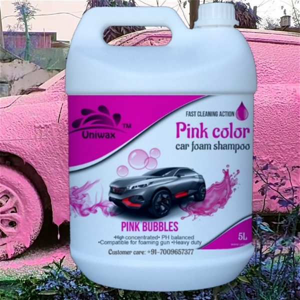 UNIWAX Uniwax color foam wash with wax - 5kg, pink