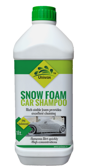 uniwax -snow foam shampoo - 1kg, white
