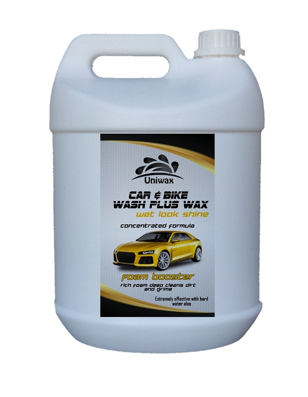 uniwax car shampoo plus wax foam booster - 5kg
