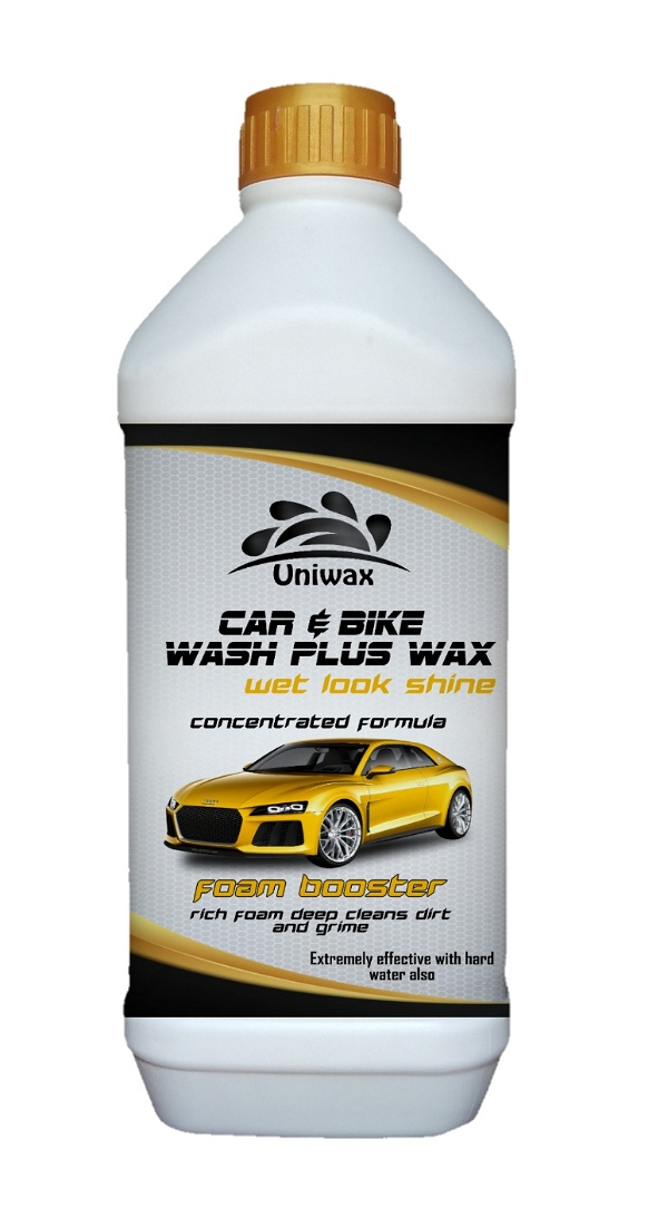 uniwax car shampoo plus wax foam booster - 1kg
