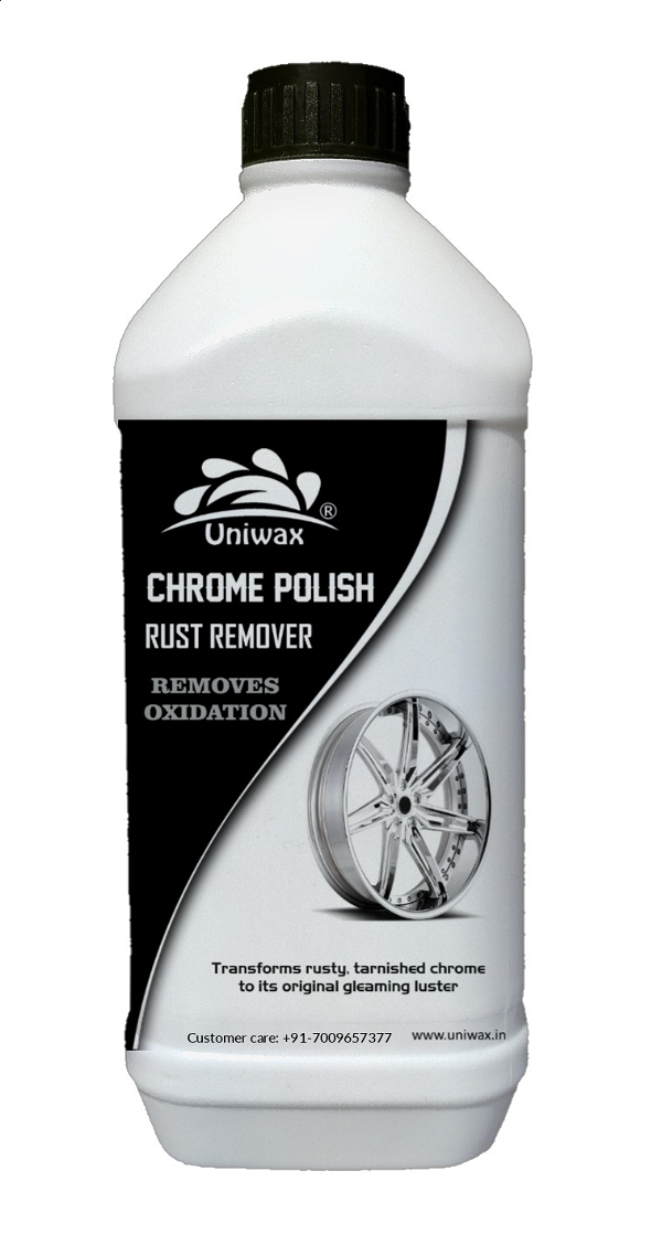 UNIWAX CHROME POLISH/ Chrome restoration/ Metal Polish Chrome, Copper, Brass, Bronze, Gold, Nickel and Stainless Steel. All Metal Cleaner - 1KG