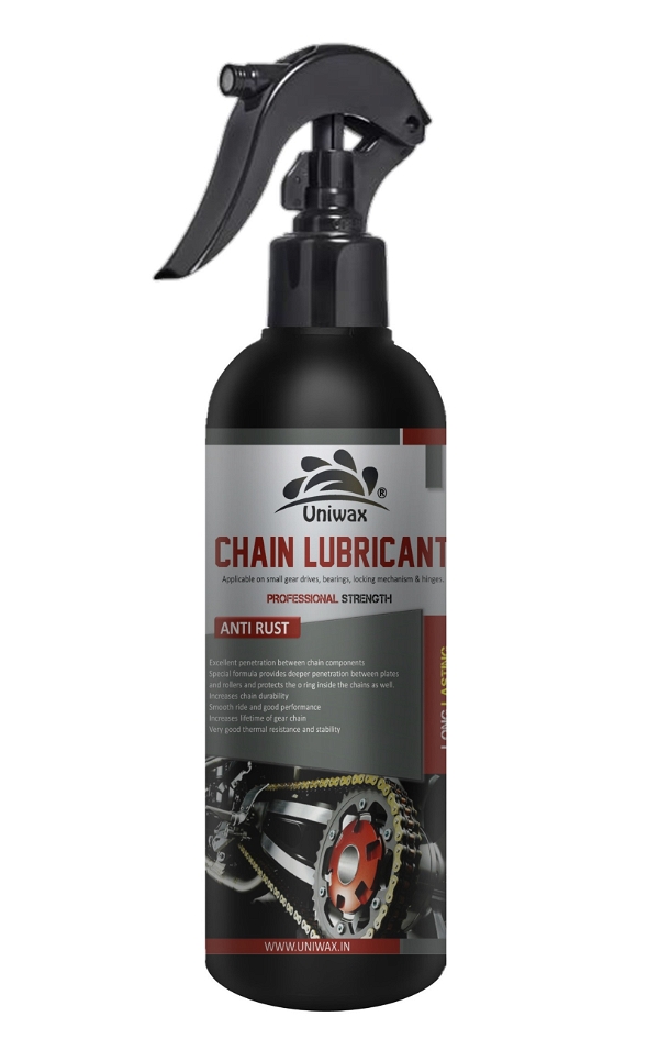 UNIWAX Chain lubricant / Anti rust Spray & Chain Cleaner Spray/ Prevent Chain breakage - 250ml