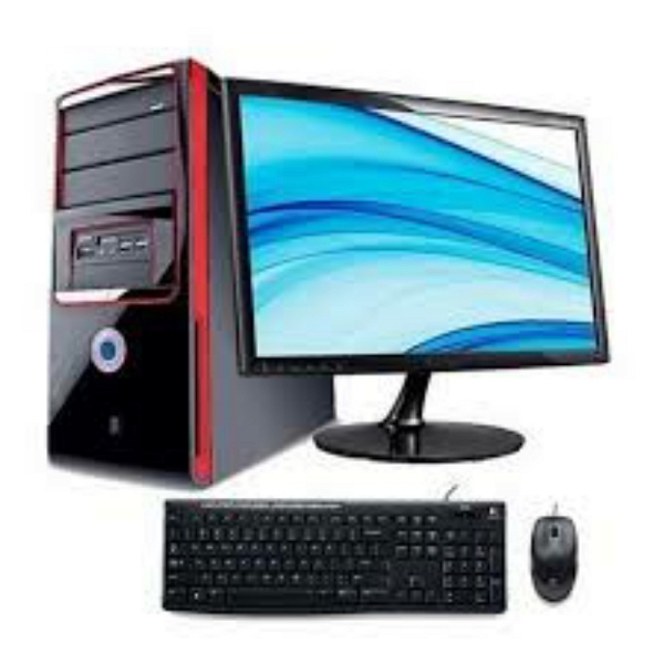 Enter Desktop With i3 Processor, 4GB RAM, 128GB SSD, 20" LED MONITOR, WIRED KEYBOARD MOUSE /wifi