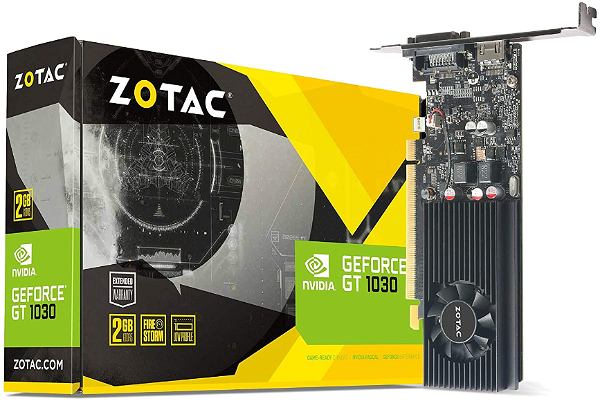 Zotac GeForce GT 1030 2GB GDDR5 64-bit Graphic card (ZT-P10300A-10L)