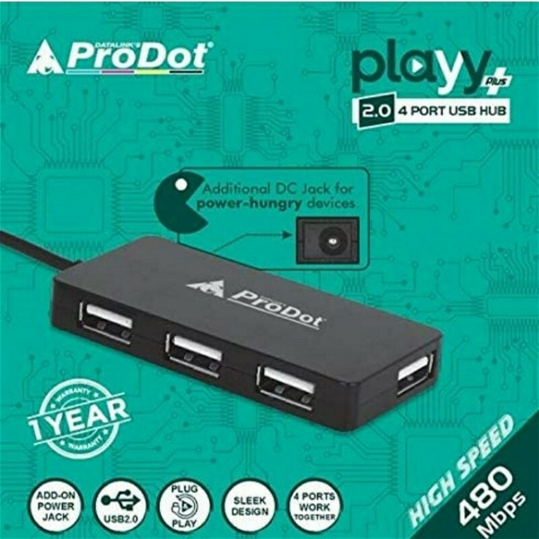 Prodot Playy Plus 2.0 High Speed USB Hub B2B