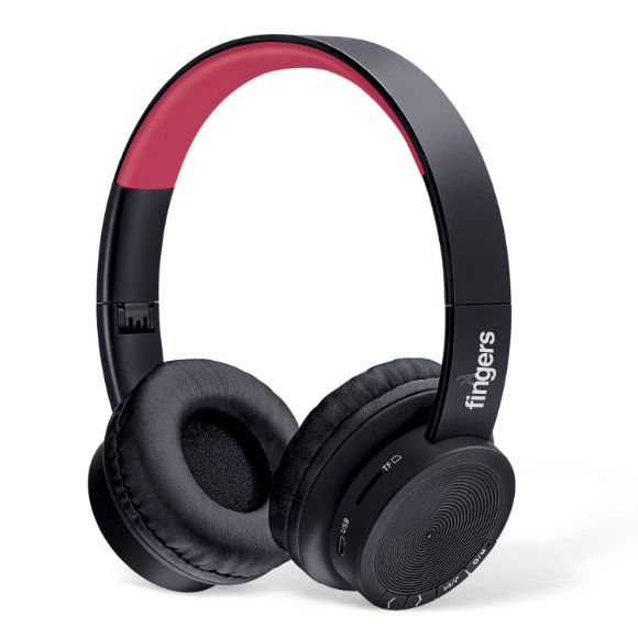 FINGERS Rock-N-Roll H2 Bluetooth Wireless On-Ear Headset with Mic (Multi-Function) 