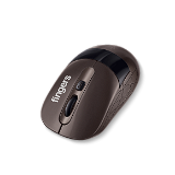 Fingers Aerogrip Wireless Optical Mouse  (2.4GHz Wireless, Black + Brown) 3 Year Warranty