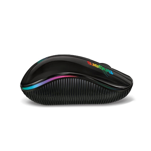 FINGERS RGB-NoviTrend Wireless Mouse (4-in-1 - Wireless with USB Receiver + Bluetooth + Rechargeable + RGB Lights | Advanced Optical Technology)
