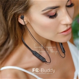 FINGERS FC-Buddy Bluetooth Wireless in Ear Neckband Earphones with Built-in Mic (Slate Grey)