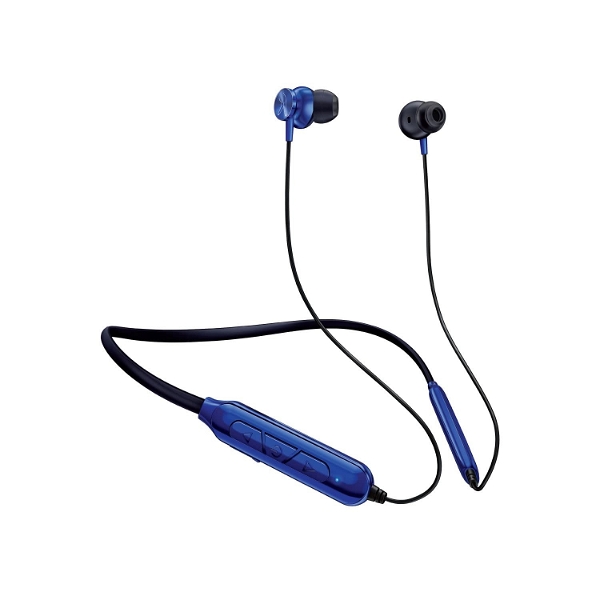 FINGERS FC-Royale Bluetooth Wireless Neckband in Ear Earphones with Built in Mic (Royal Blue)
