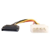 Angel E-Commerce 4 Pin Molex To Sata Power Cable Adapter For Server (Multicolour) -Pack Of 2
