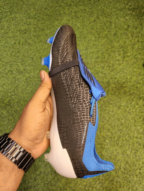 Adidas Predator Black And Blue Color Tongue  - 6