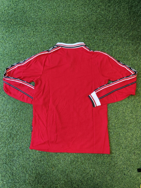 Retro Manchester United 1998-99 Home Full Sleeve - M