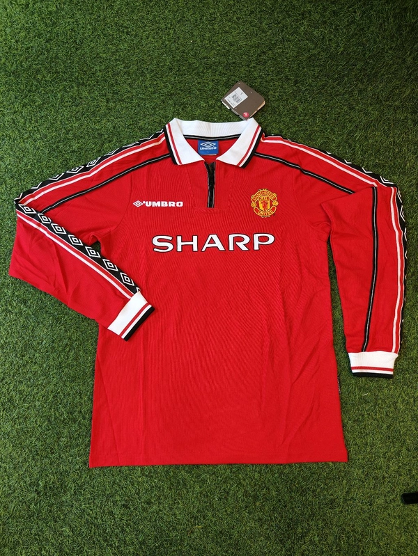 Retro Manchester United 1998-99 Home Full Sleeve - XL