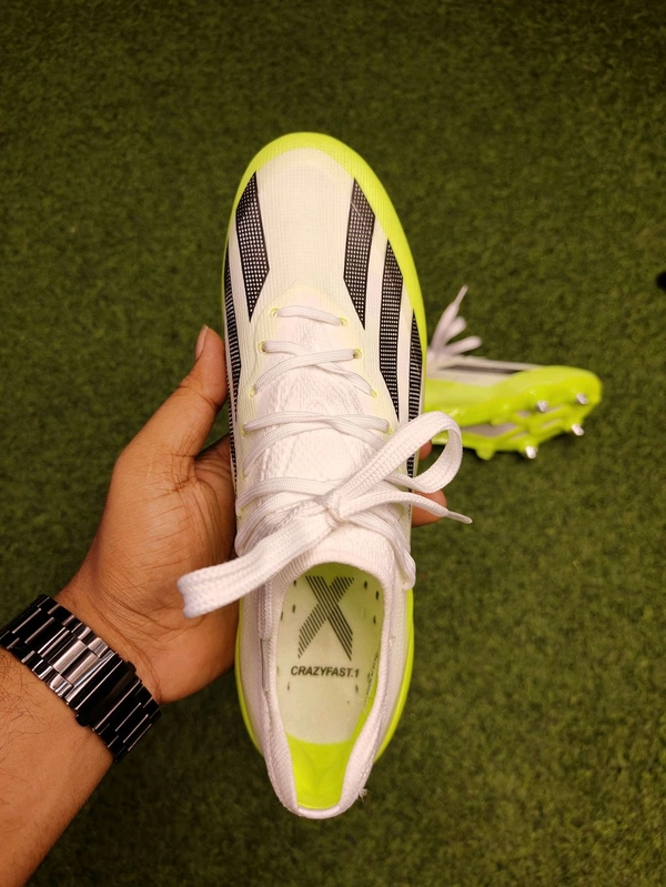 Adidas CrazyFast Green Colour Metal Changer Boot  - 8