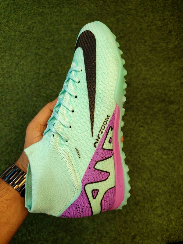 Mercurial Airzoom Sky-blue Colour High Ankle Turf/Asto - 5.5
