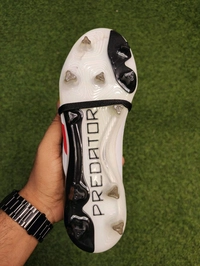 Predator White And Black Colour Foldover Tranning Boot - 7.5