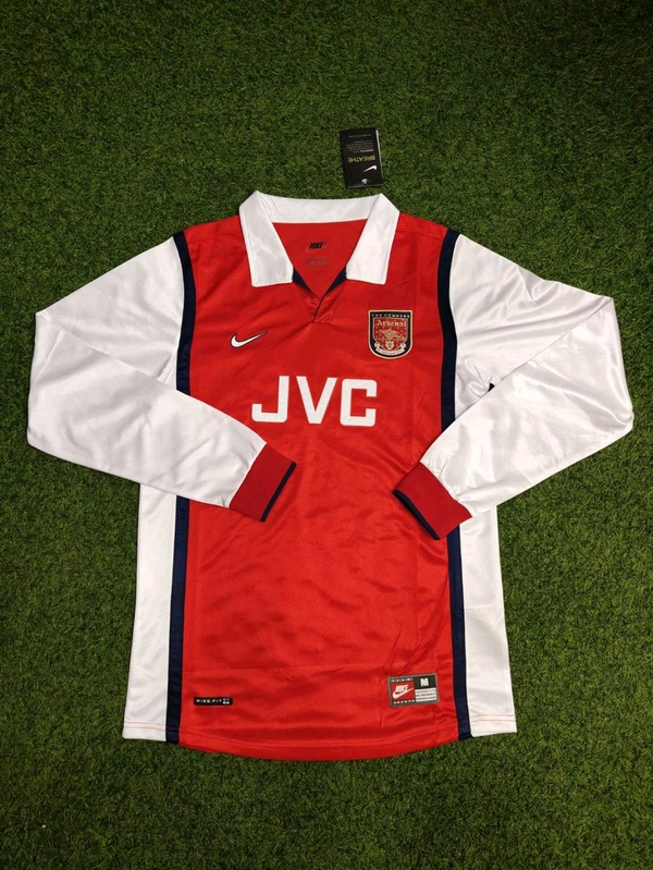 Retro Arsenal 1998-99 Home Full Sleeve  - M