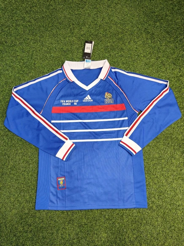 Retro France 1998 Fifa World Cup Full Sleeve  - S