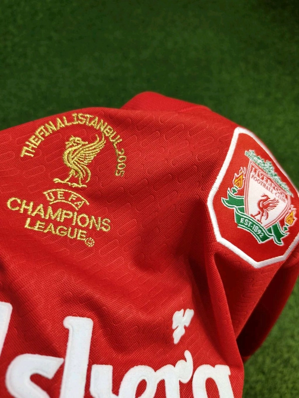 Retro Liverpool 2005 Home Half Sleeve  - XXL
