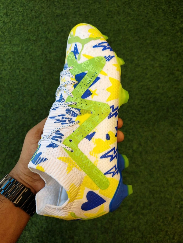 Future Ultimate White And Blue Colour Low Ankle - 6.5