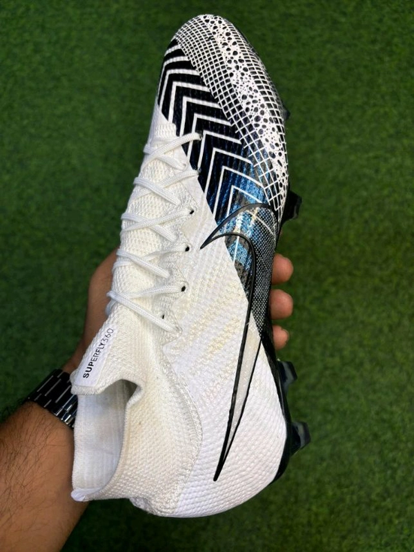 Mercurial Vapor 13 Elite MDS White And Black Colour High Ankle With Less - 6