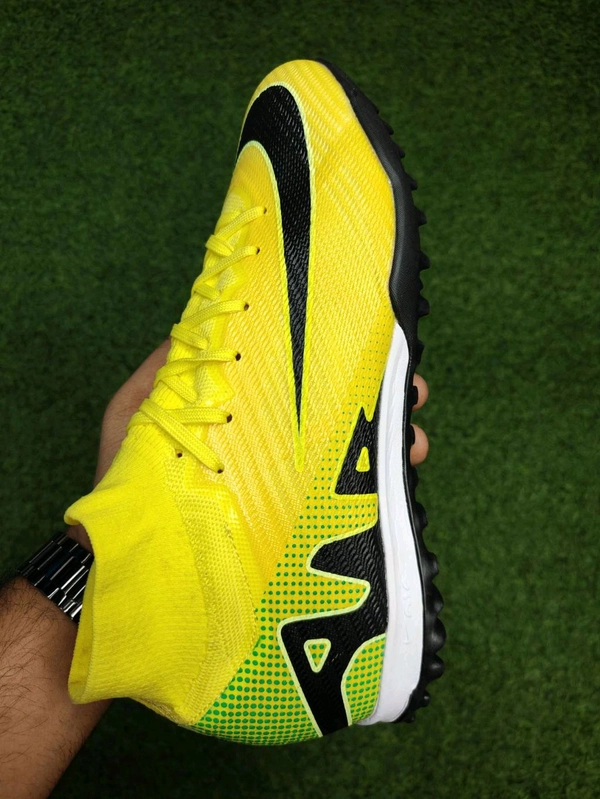 Airzoom Mercurial Yellow Colour Asto/Turf Boot High Ankle  - 8.5